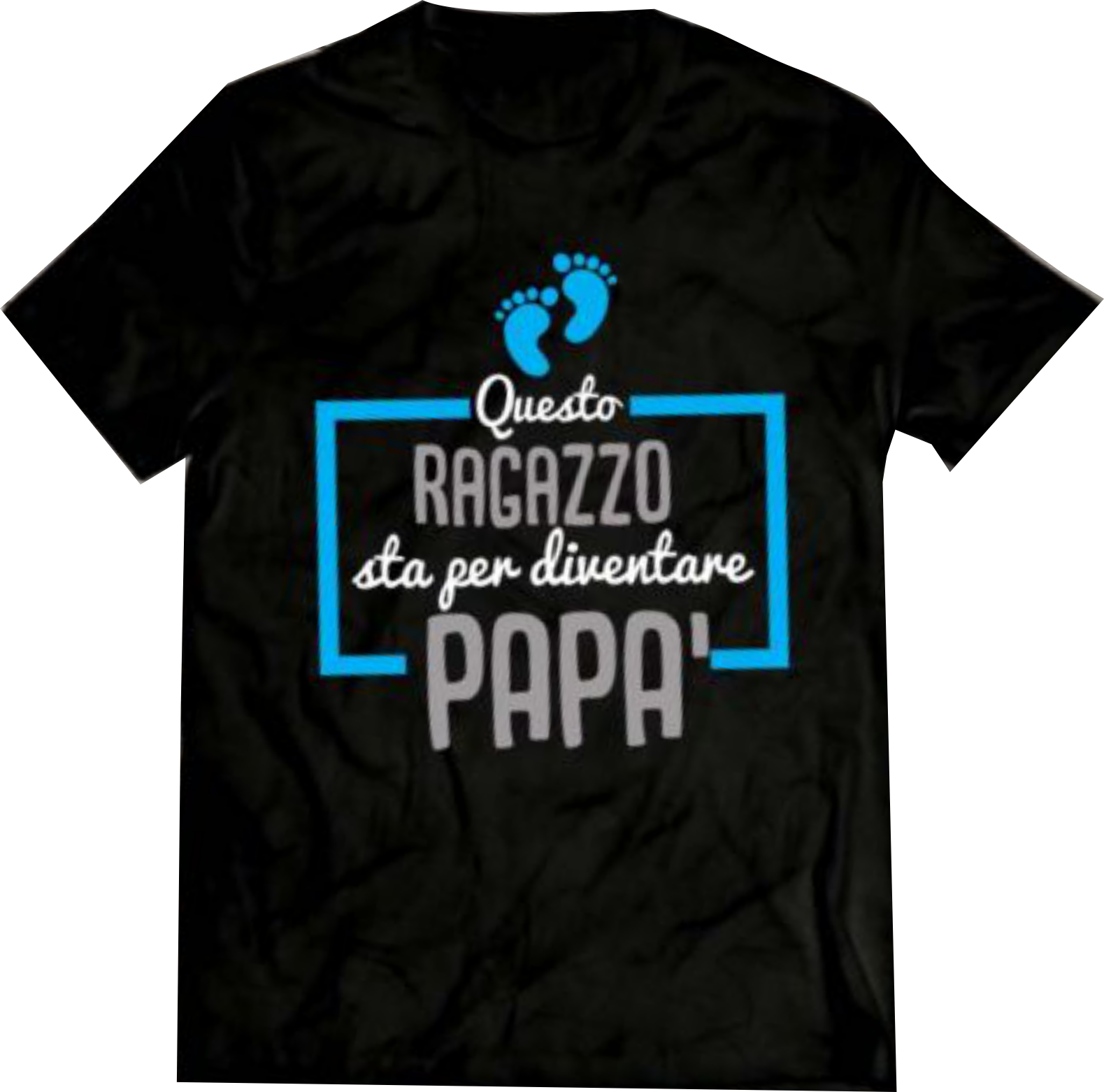 Maglietta nera da uomo perfetta per regalo compleanno e festa del papà: