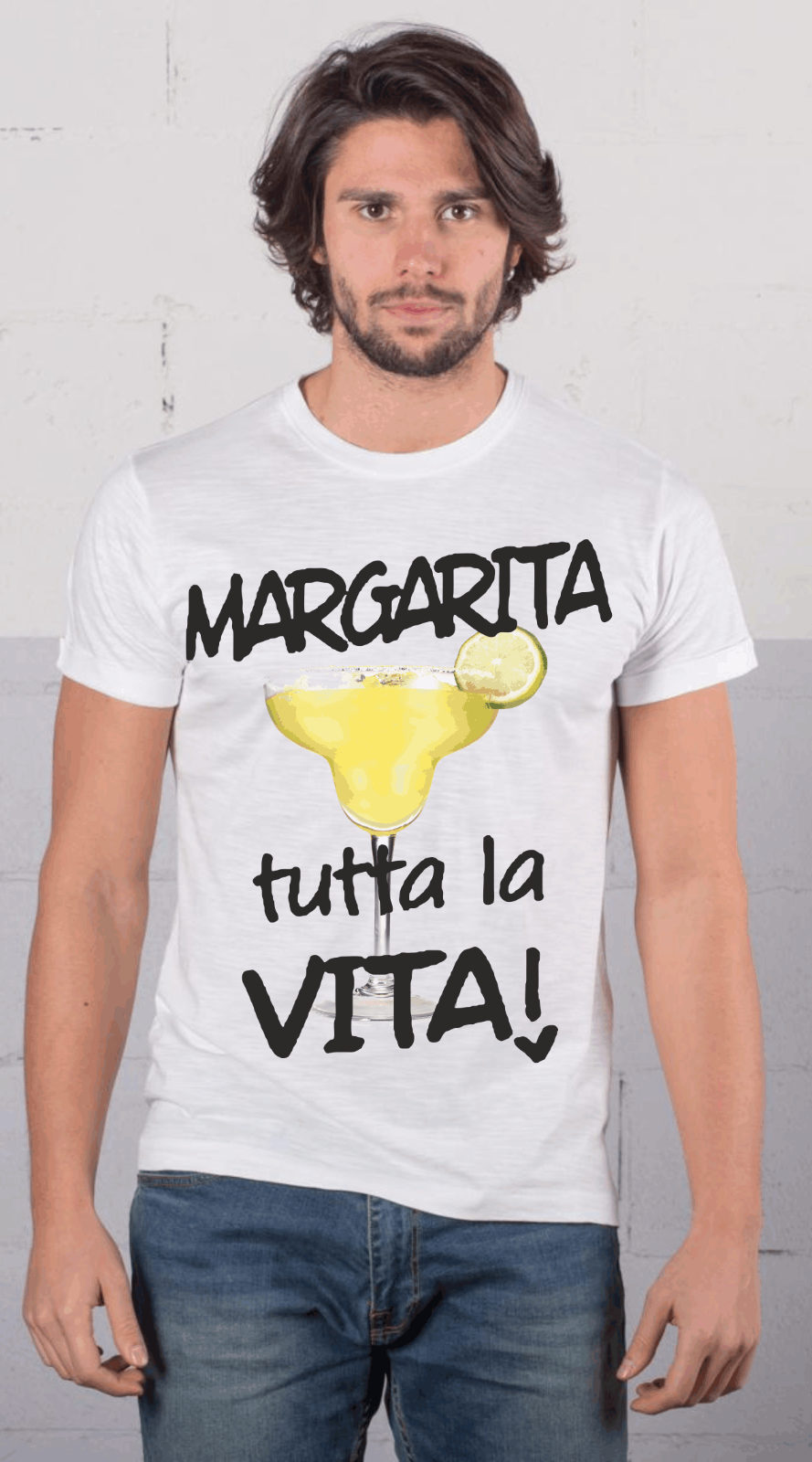 MAGLIETTA MADE IN ITALY FIAMMATO: MARGARITA