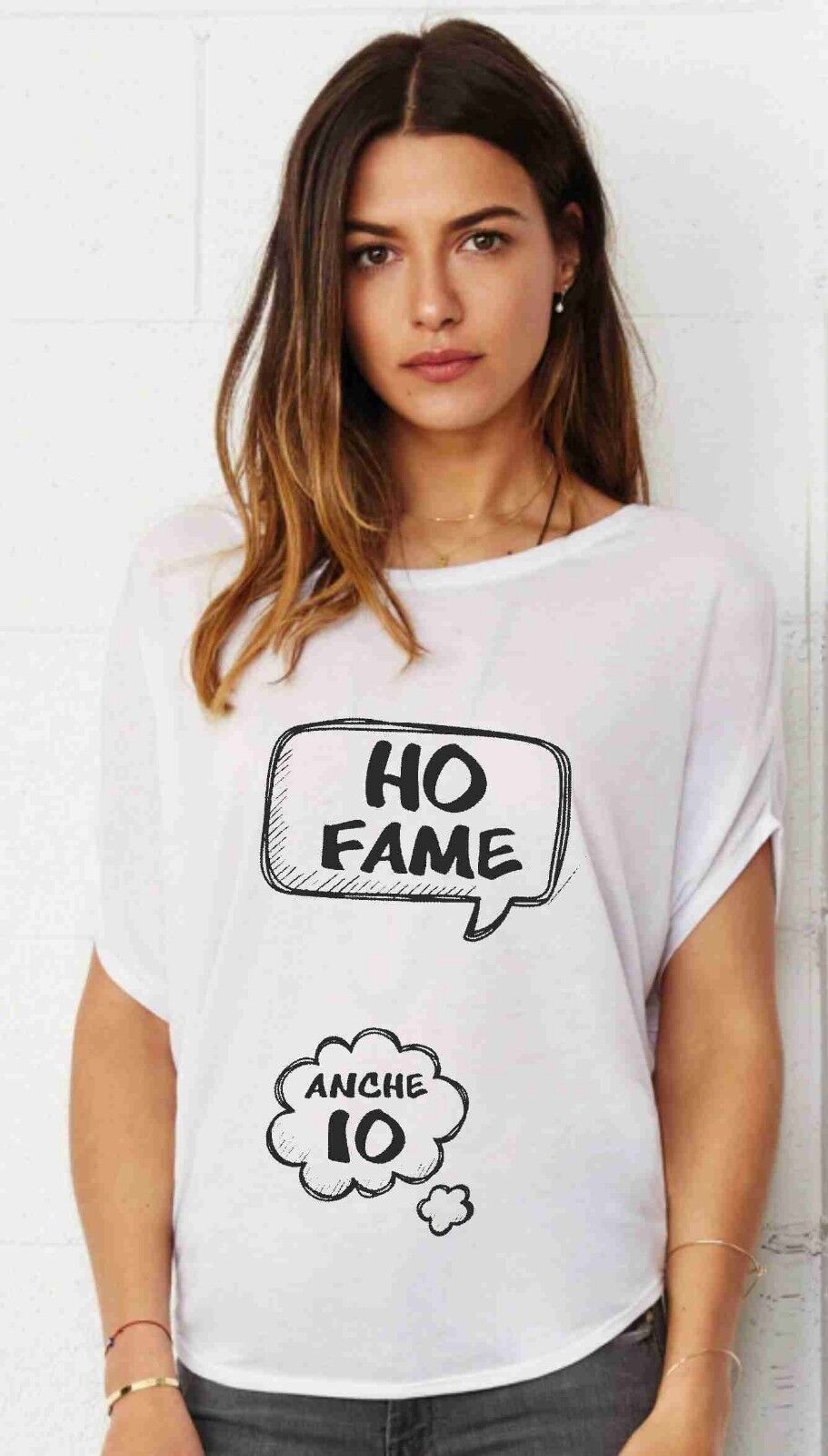MAGLIETTE PREMAMAN  AMPIA VESTIBILITA' DAL TITOLO: FAME