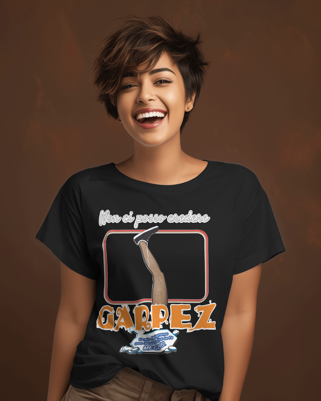 T-shirt unisex vari colori con stampa: Garpez