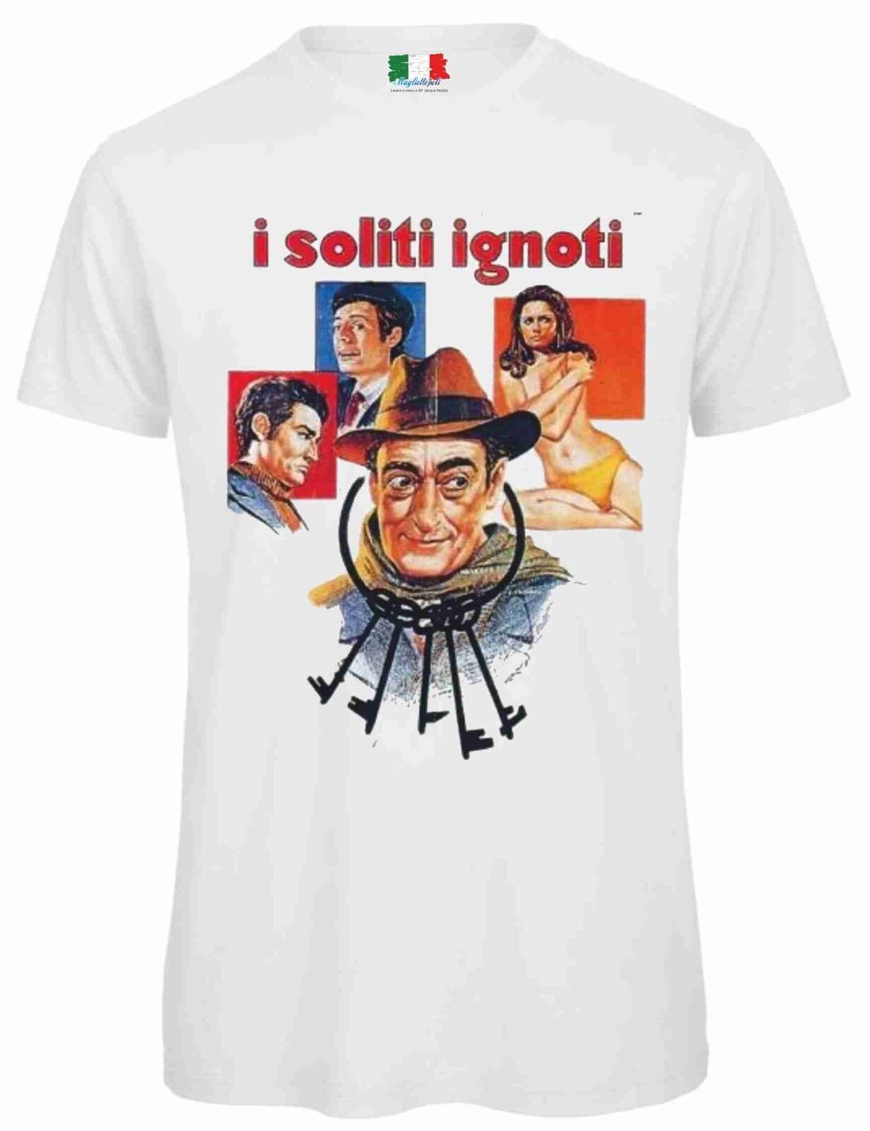 MAGLIETTA DA UOMO IN 100% COTONE CON STAMPA: SOLITI