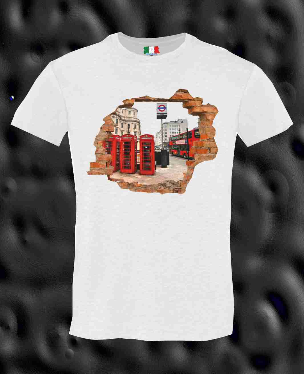 MAGLIETTA MADE IN ITALY PEZZO UNICO REALIZZATO ARTIGIANALMENTE: CITY