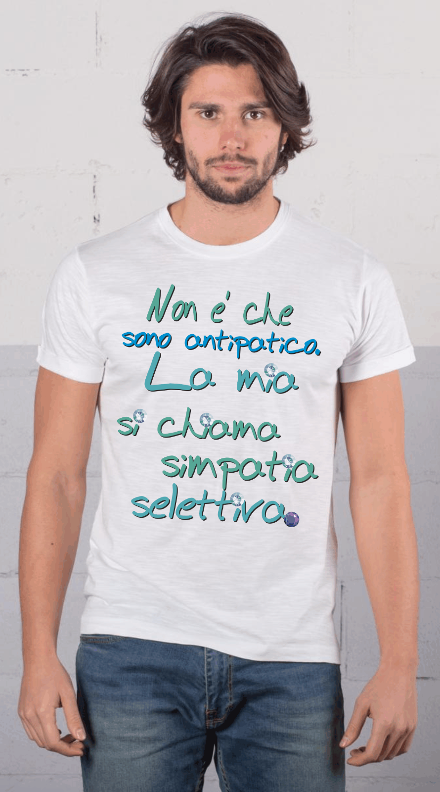 MAGLIETTA MADE IN ITALY FIAMMATO: ANTIPATICO