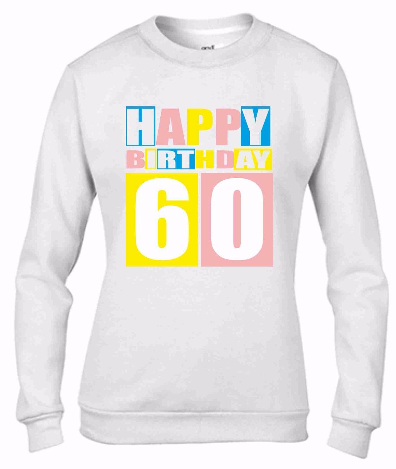 Felpa da girocollo Fashion da donna: HAPPY