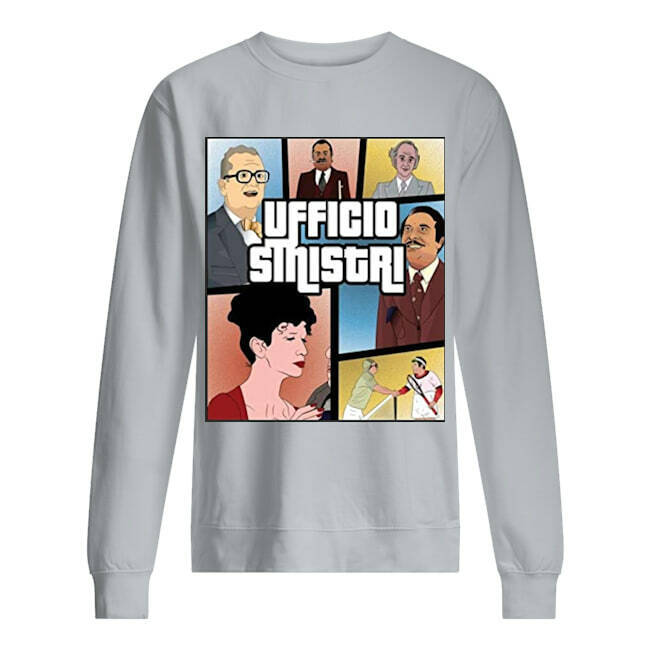 Felpa paricollo unisex con stampa Ufficio sinistri