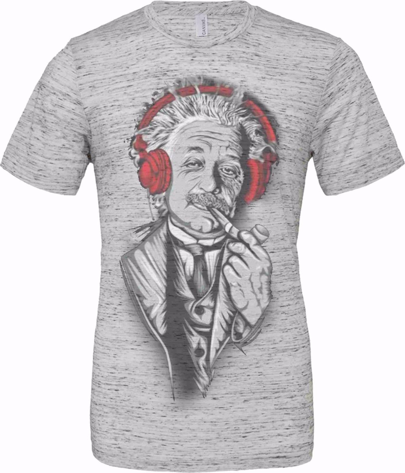 T-shirt unisex Poly-Cotton EFFETTO MARMO con stampa titolo: EINST