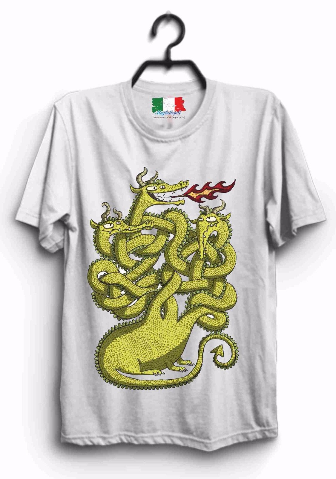 MAGLIETTA IN 100% COTONE UOMO/DONNA NERD: DRAGO