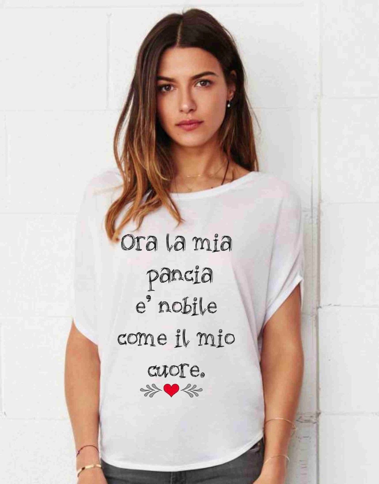 MAGLIETTE PREMAMAN  AMPIA VESTIBILITA' DAL TITOLO:  CUORE