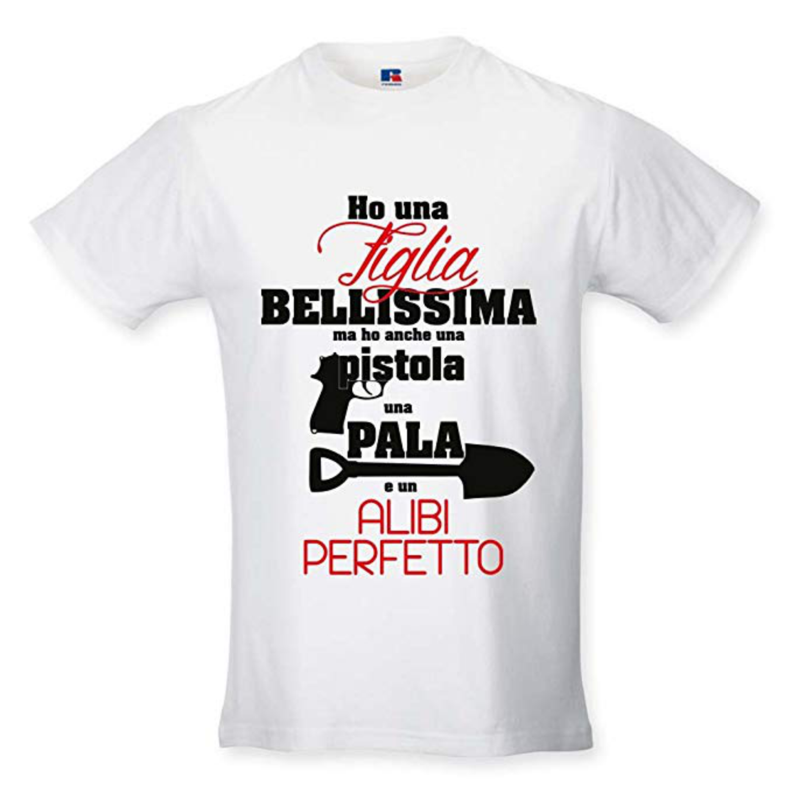 MAGLIETTA  IDEA REGALO PER LA FESTA DEL PAPA': FIGLIA...