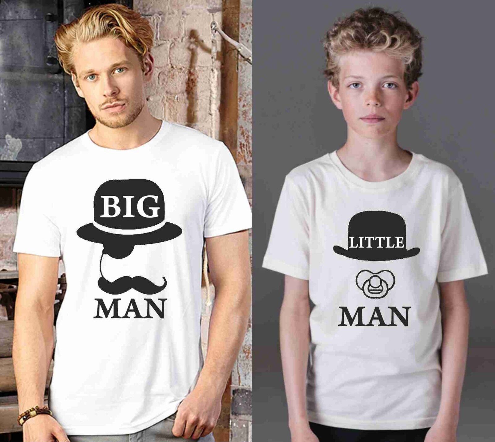 KIT DUE MAGLIETTE - PADRE E FIGLIO: BIG