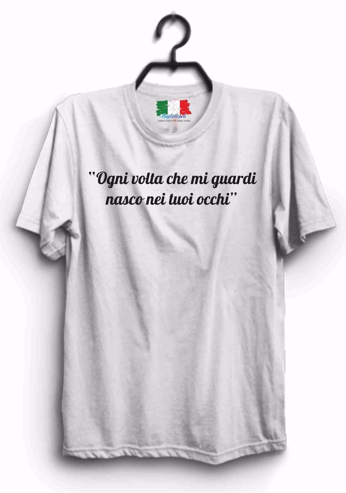 MAGLIETTA IN 100% COTONE UOMO/DONNA FRASE: OGNI VOLTA