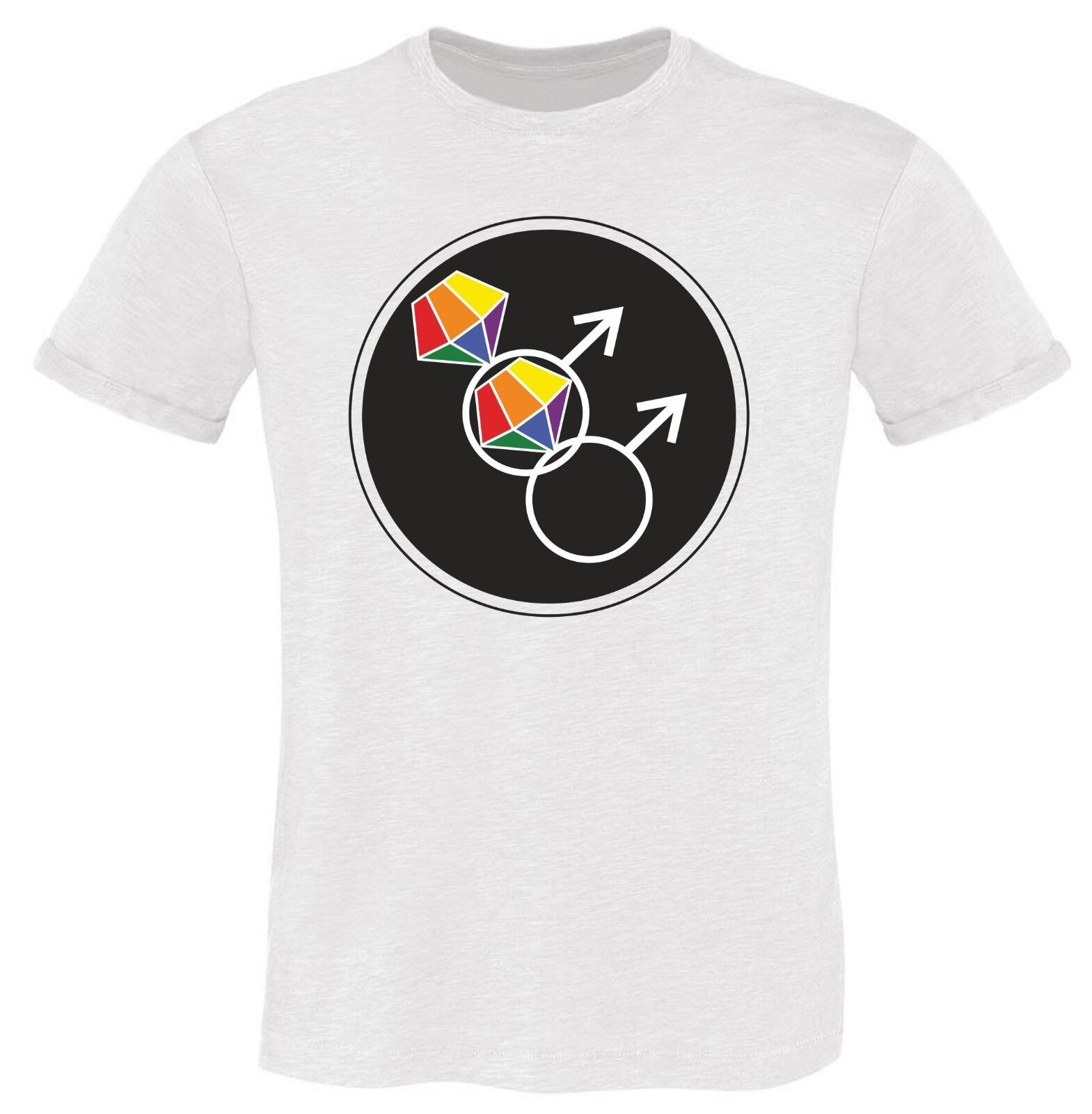 MAGLIETTE FIAMMATE MADE IN ITALY DA UOMO: STOP HOMOPHOBIA TRIS