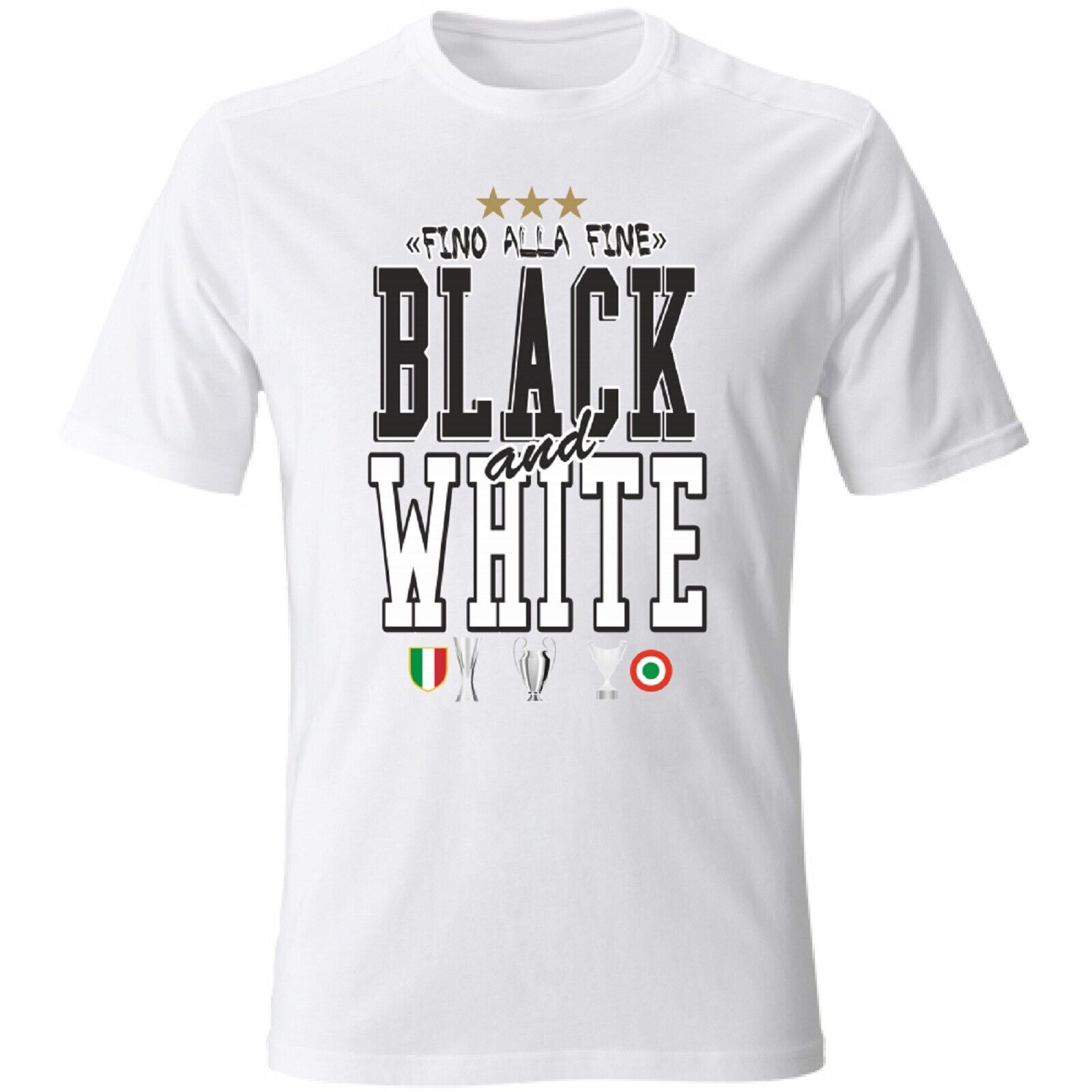 Maglietta bianca o nera per i tifosi bianconeri