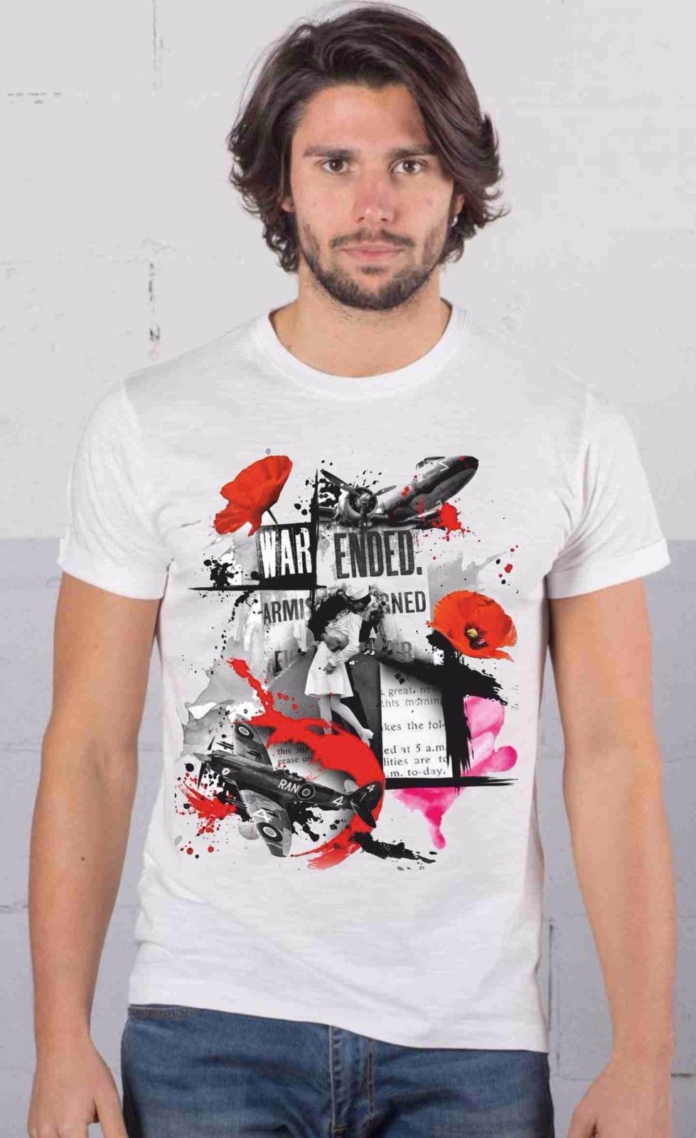 MAGLIETTA MADE IN ITALY FIAMMATO: WAR END