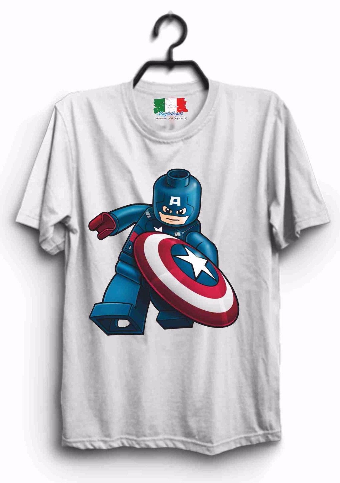 MAGLIETTA IN 100% COTONE UOMO/DONNA NERD: AMERICA