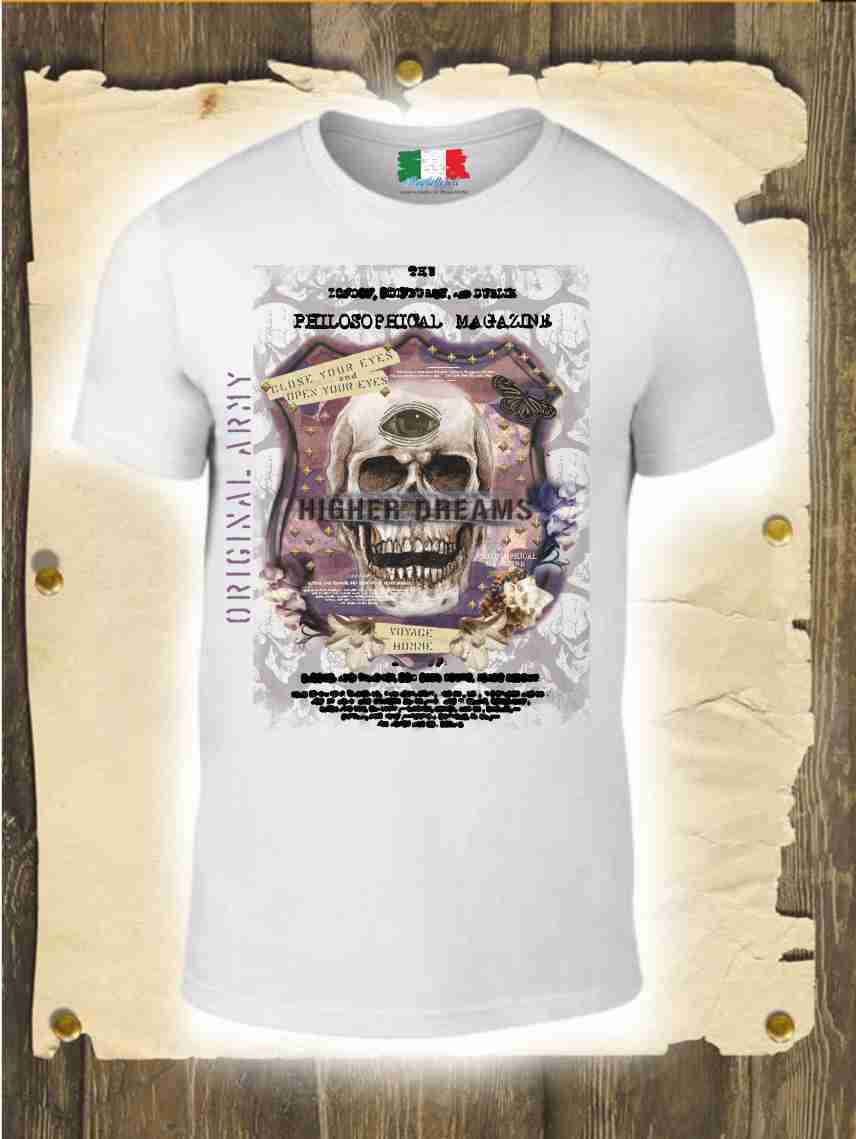 MAGLIETTA MADE IN ITALY PEZZO UNICO REALIZZATO ARTIGIANALMENTE: TESCHIO