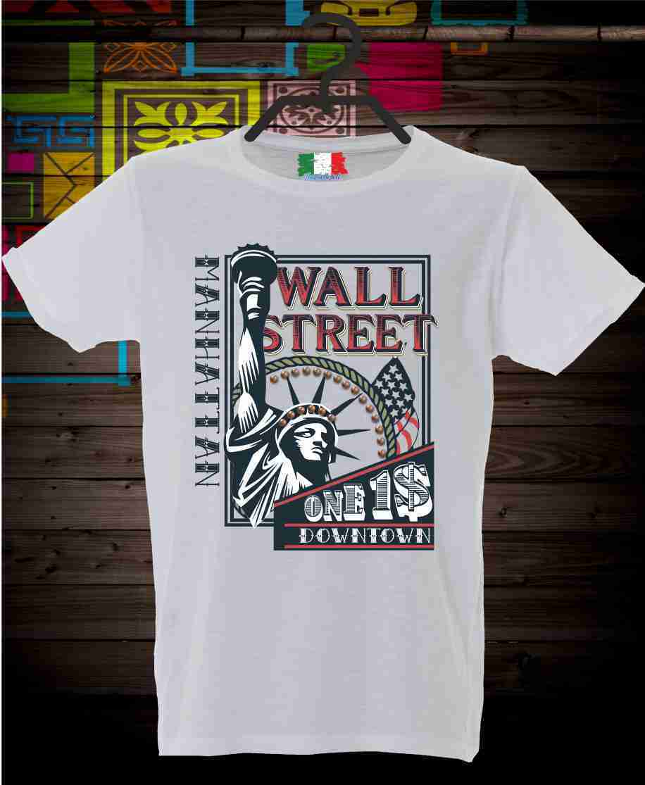 MAGLIETTA MADE IN ITALY PEZZO UNICO TESSUTO FIAMMATO  STREET