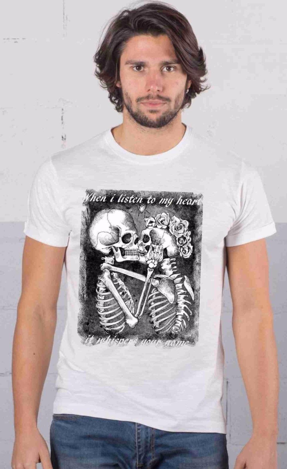 MAGLIETTA MADE IN ITALY FIAMMATO: KISS SKULL