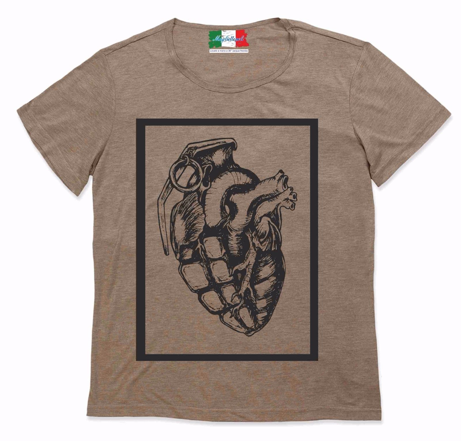 MAGLIETTA VINTAGE STAMPA: cuore b