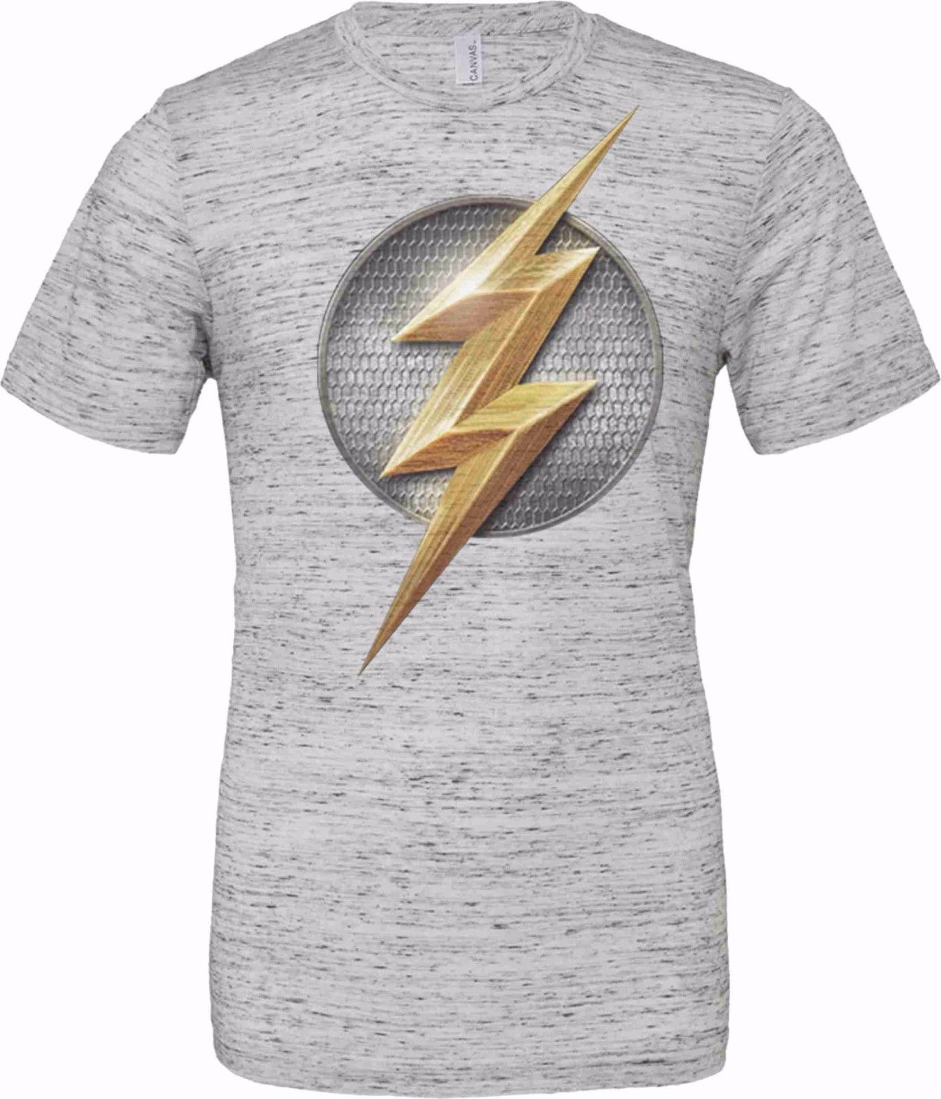 T-shirt unisex Poly-Cotton EFFETTO MARMO con stampa NER titolo: FLASHHHH