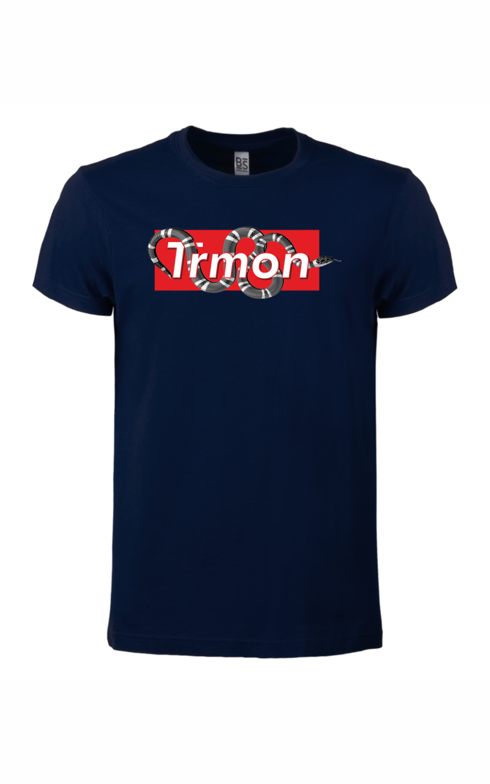 T-shirt vari colori con stampa: Trmon serpente