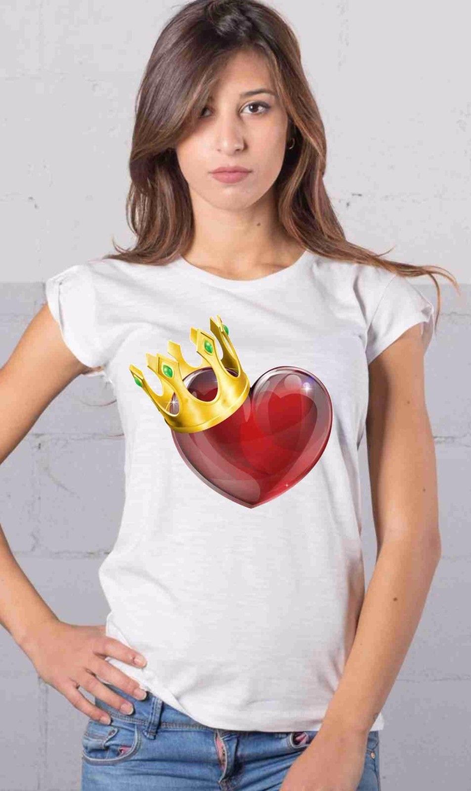 MAGLIETTE FIAMMATE MADE IN ITALY HEART RE