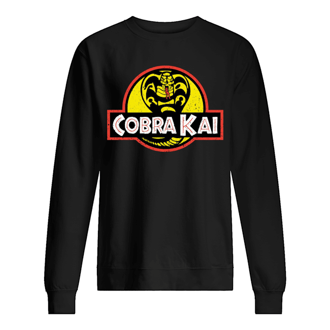 Felpa paricollo unisex con stampa COBRA