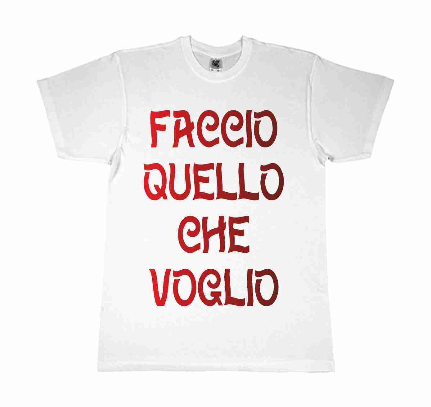 MAGLIETTA  DA BIMBO BIANCA CON STAMPA DIGITALE DIRETTA TITOLO:  FACCIO QUELLO