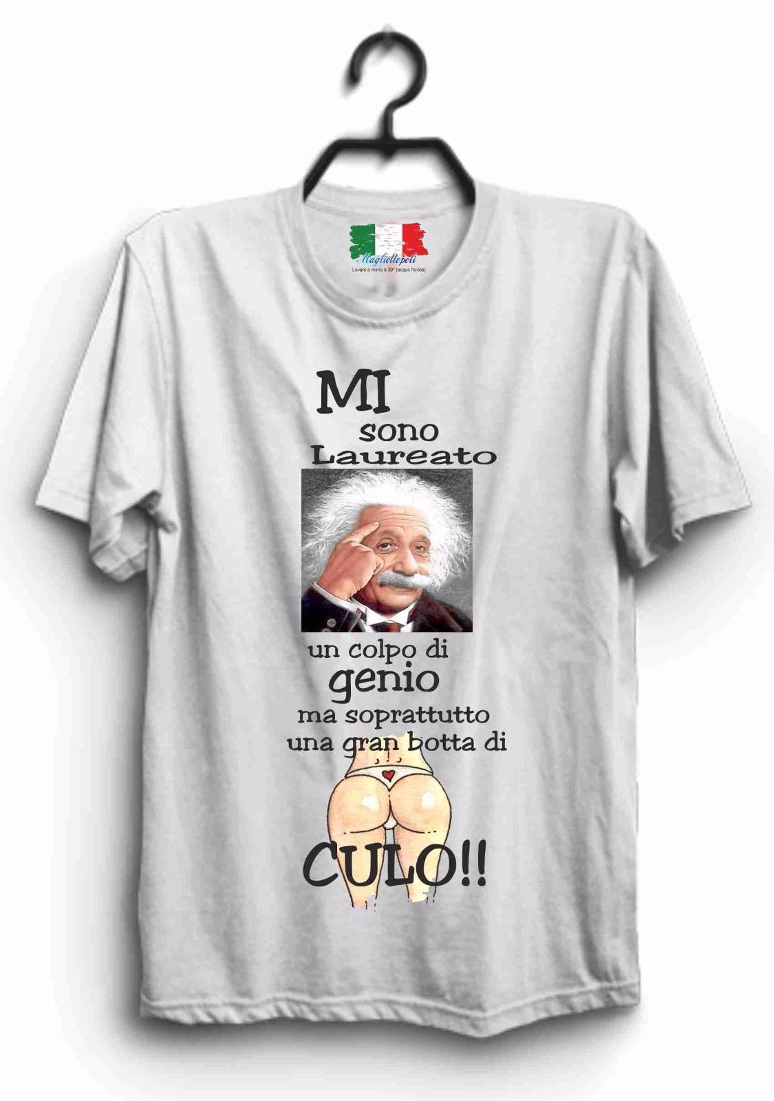 MAGLIETTA IN 100% COTONE PER NEOLAUREATO:  MI SONO LAUREATO