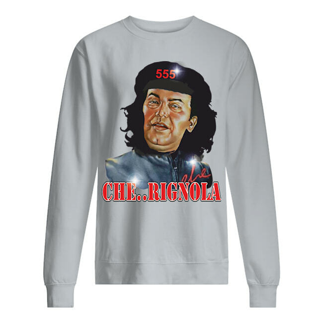 Felpa paricollo unisex con stampa Che Rignola bis