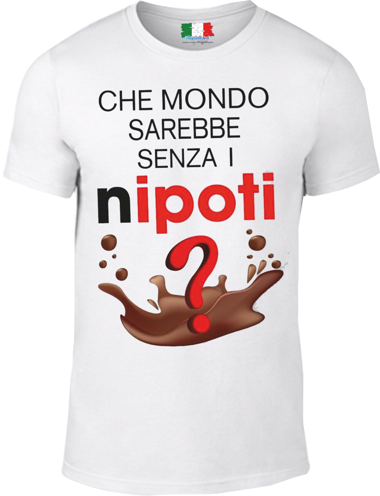 MAGLIETTA MADE IN ITALY IDEA REGALO PER LA FESTA DEL PAPA': SENZA NIP