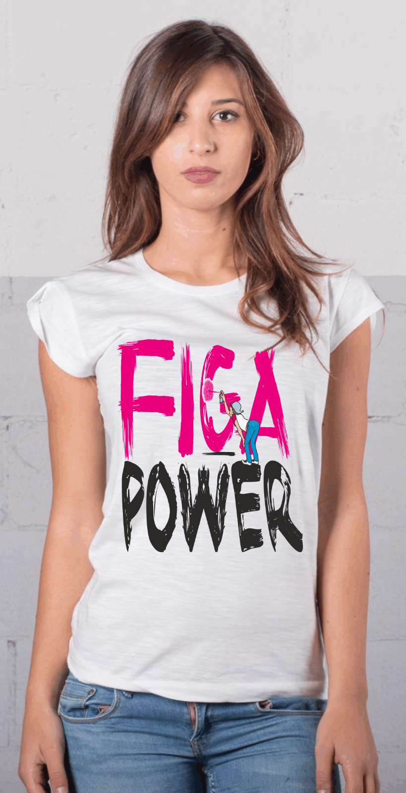 MAGLIETTE FIAMMATE  MODELLO MANICHE ARRICCIATE E CLASSICO: FIGA POWER