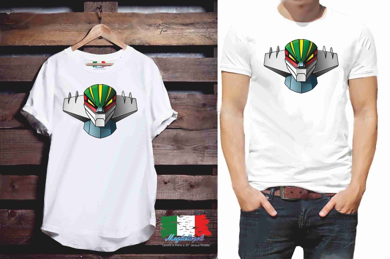 MAGLIETTA DA UOMO: COTONE FIAMMATO - COTONE CLASSICO JEEG