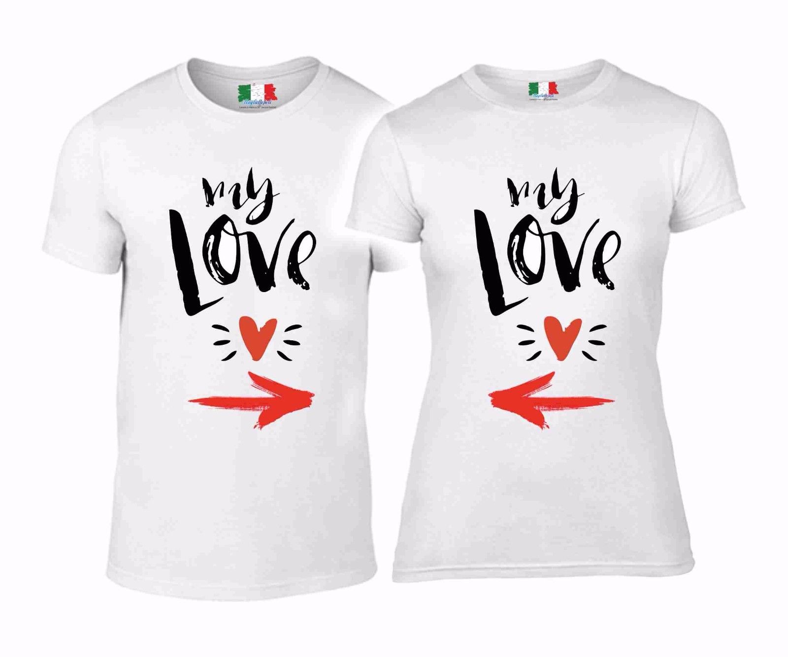 DUE MAGLIETTE YOU & ME - LOVE MY