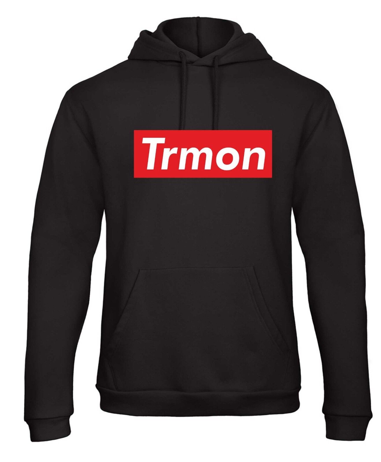 FELPA DA UOMO DONNA  CON CAPPUCCIO E MARSUPIO  VESTIBILITA' LARGA  TRMON