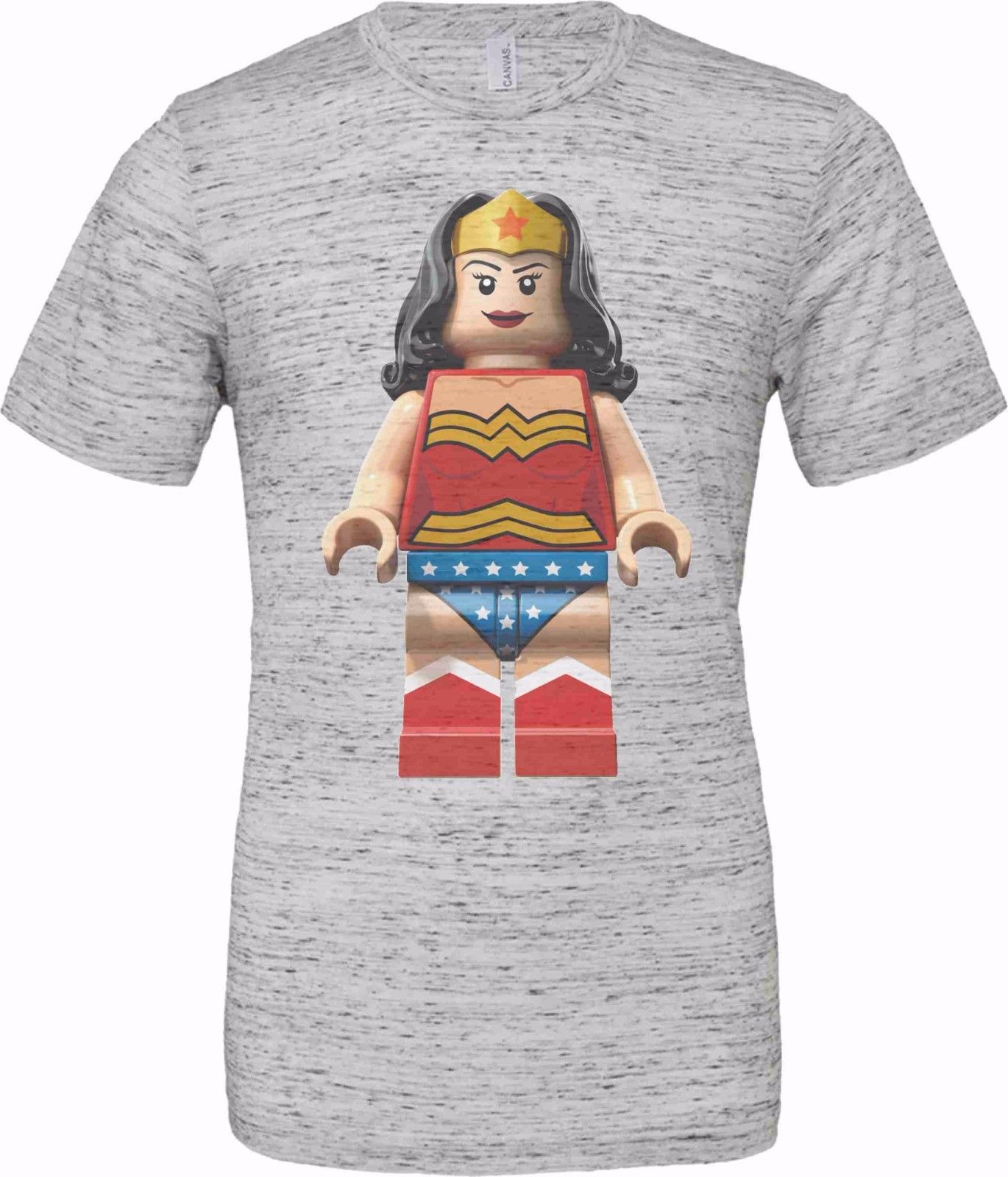 T-shirt unisex Poly-Cotton EFFETTO MARMO con stampa NER titolo: WONDER