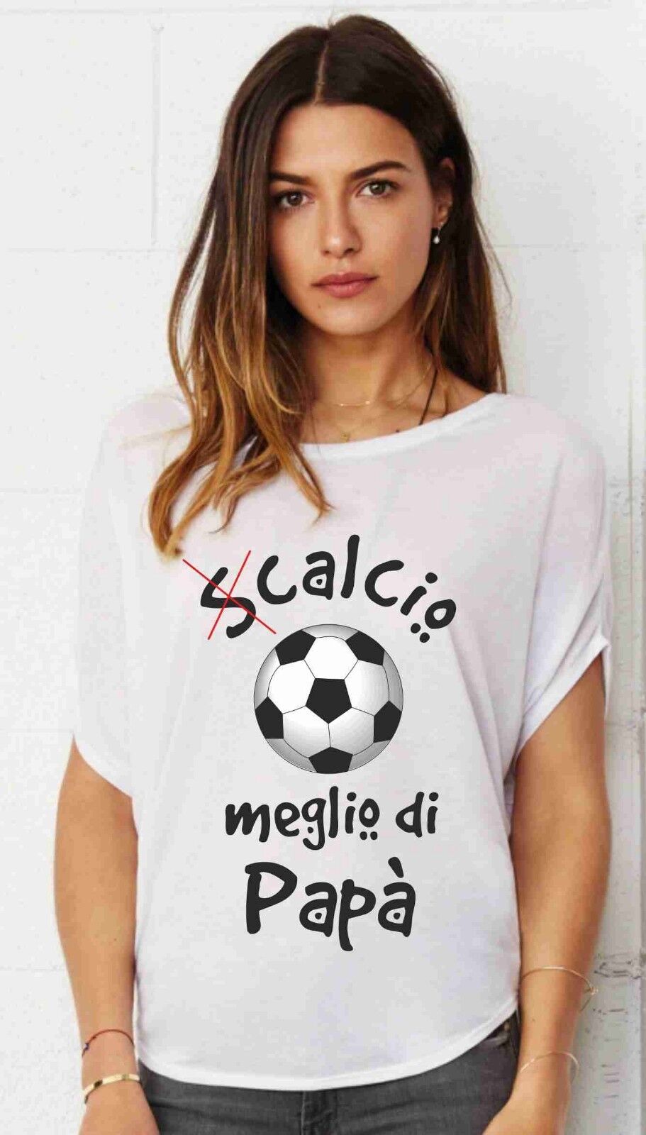MAGLIETTE PREMAMAN  AMPIA VESTIBILITA' DAL TITOLO: CALCIO