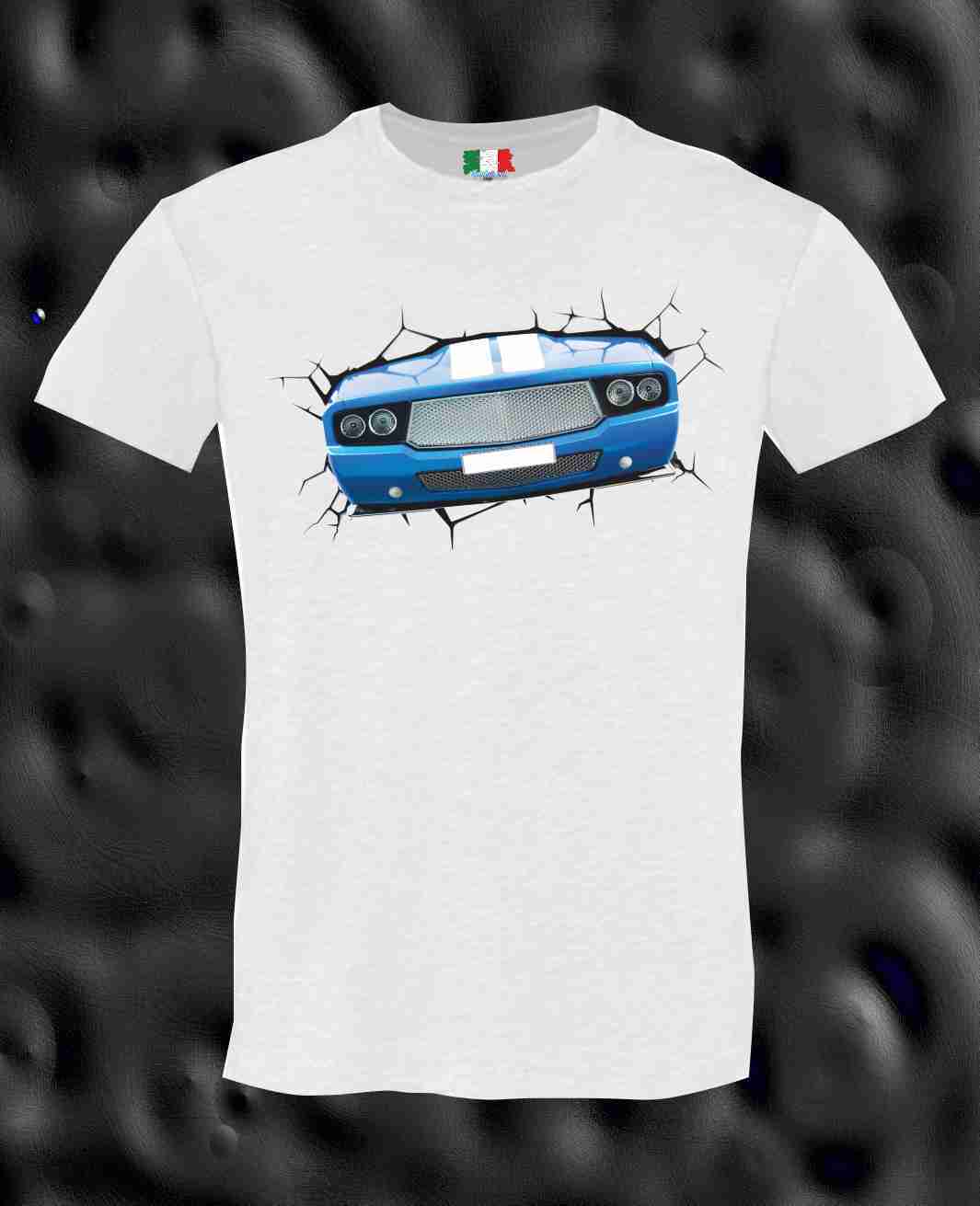MAGLIETTA MADE IN ITALY PEZZO UNICO REALIZZATO ARTIGIANALMENTE: WOW