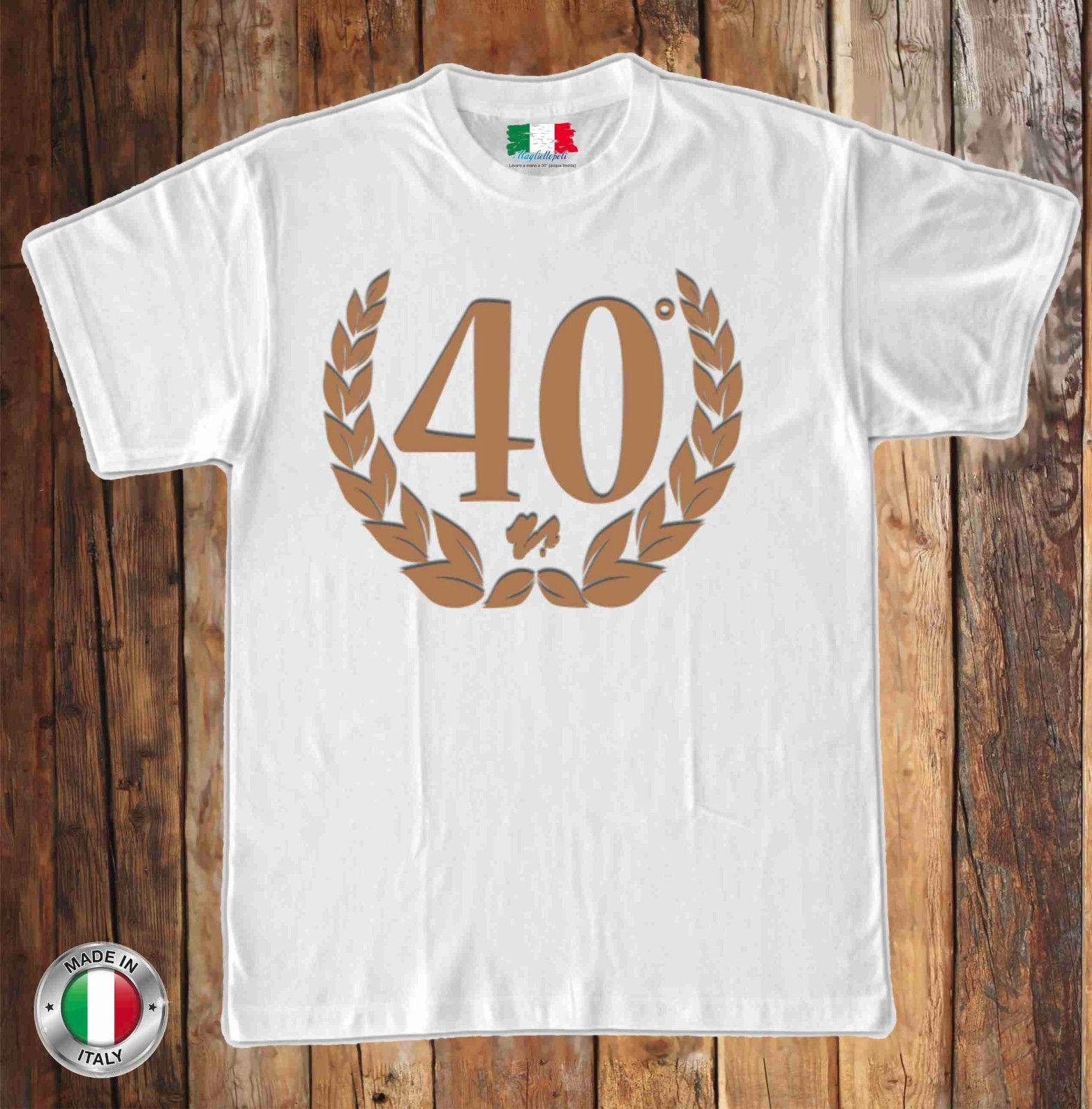 MAGLIETTA IN 100% COTONE UOMO/DONNA PER 40 ANNI TITOLO: FAB