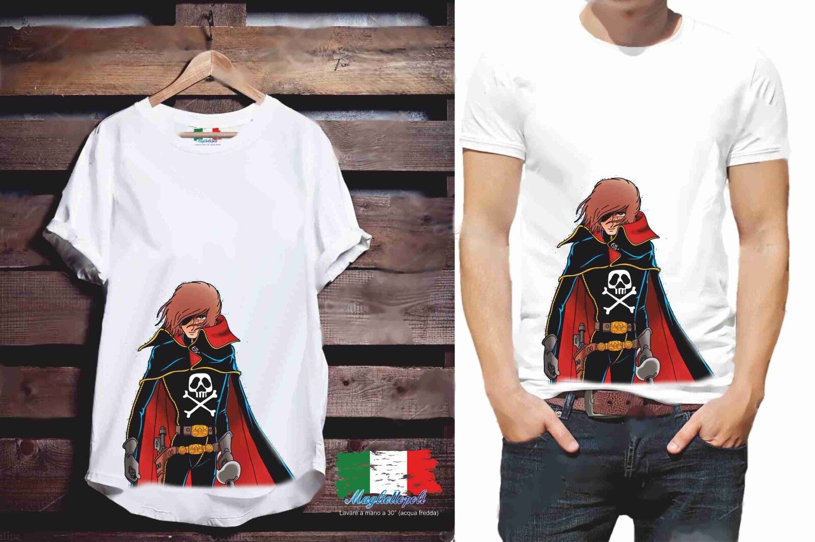 MAGLIETTA DA UOMO: COTONE FIAMMATO - COTONE CLASSICO CAPITAIN