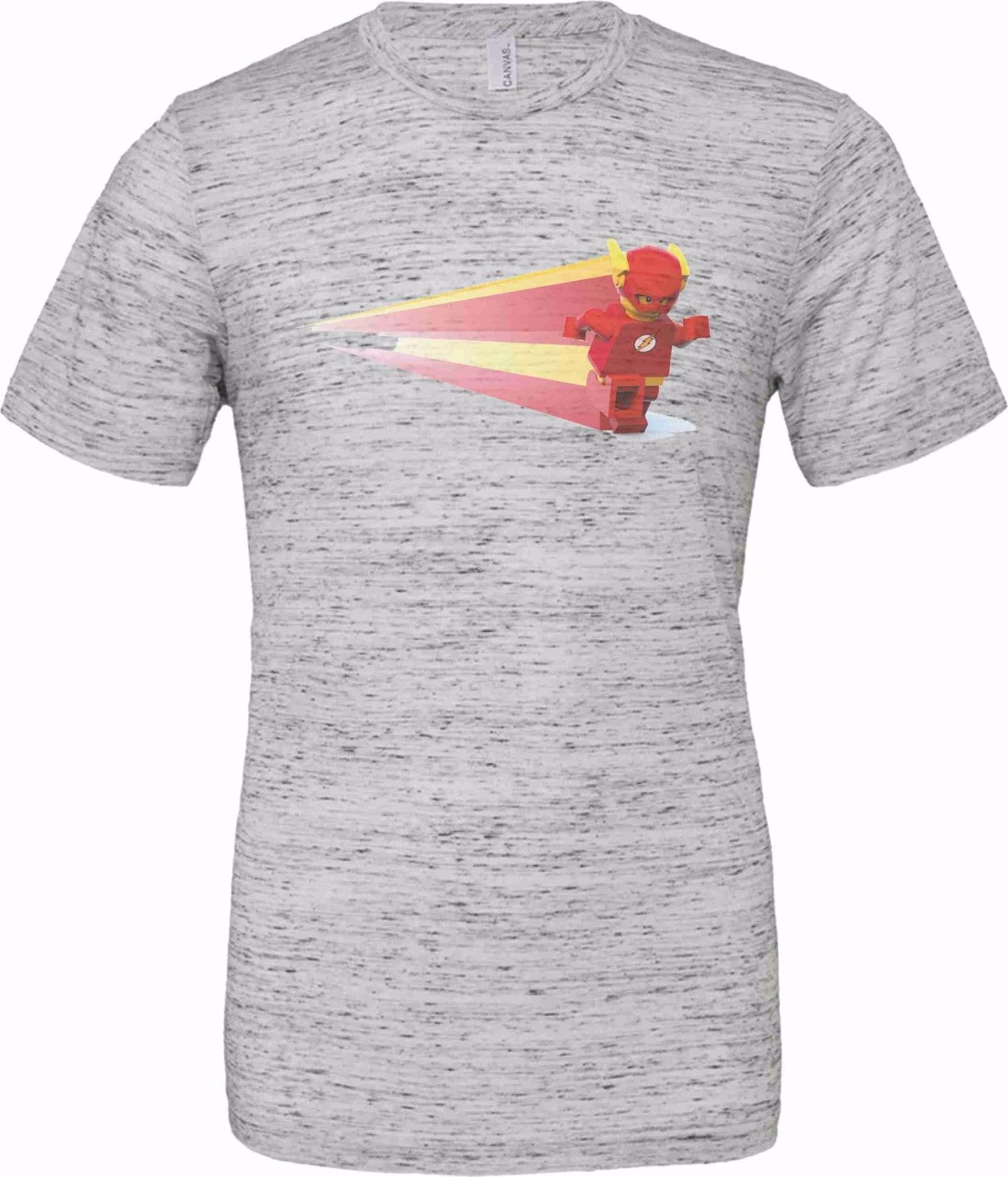 T-shirt unisex Poly-Cotton EFFETTO MARMO con stampa NER titolo: VELOCE