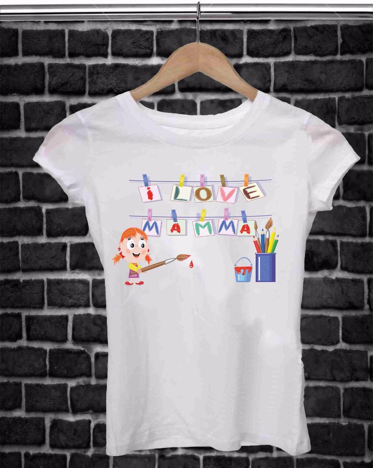 REGALA UNA MAGLIETTA PER LA FESTA DELLA MAMMA: MAMMA LOVE + BIMBA