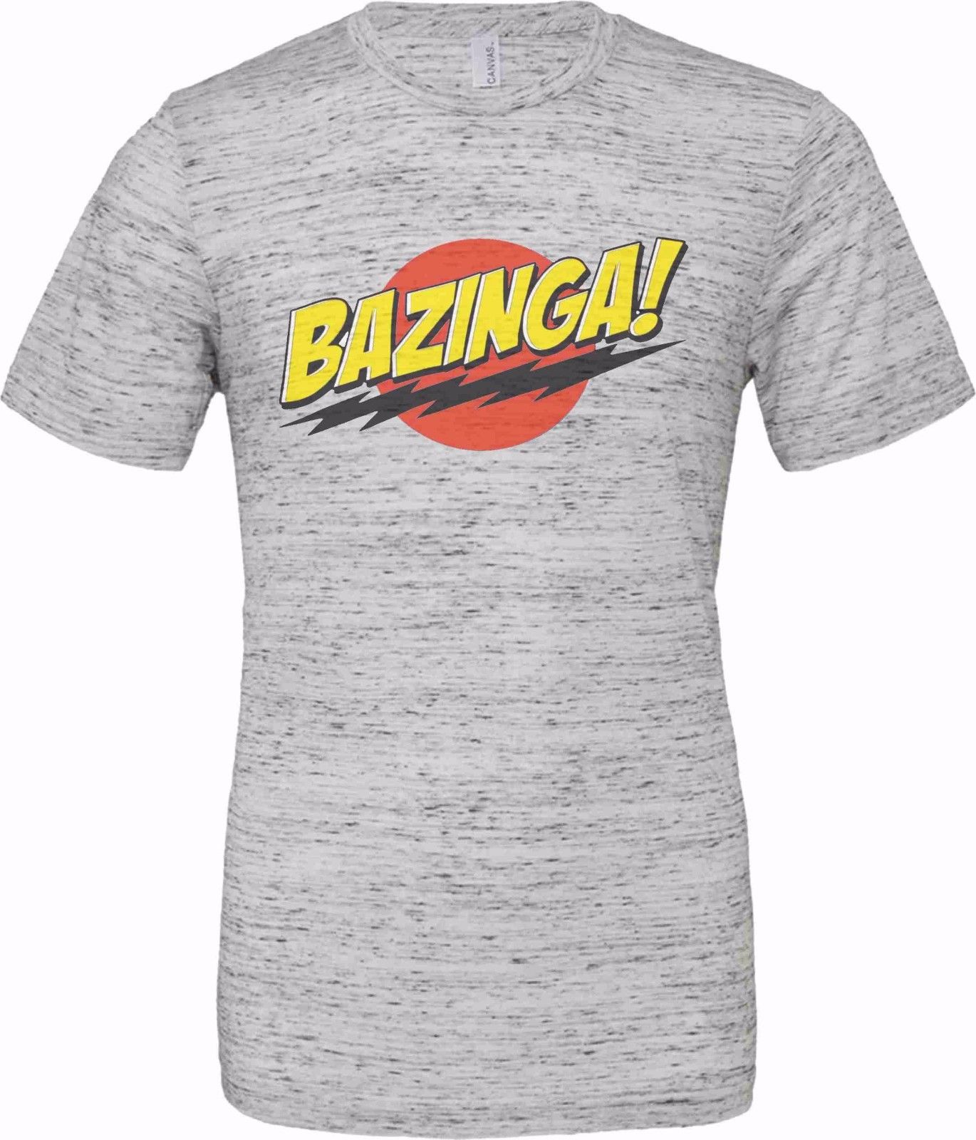 T-shirt unisex Poly-Cotton EFFETTO MARMO con stampa NER titolo: BAZNGA