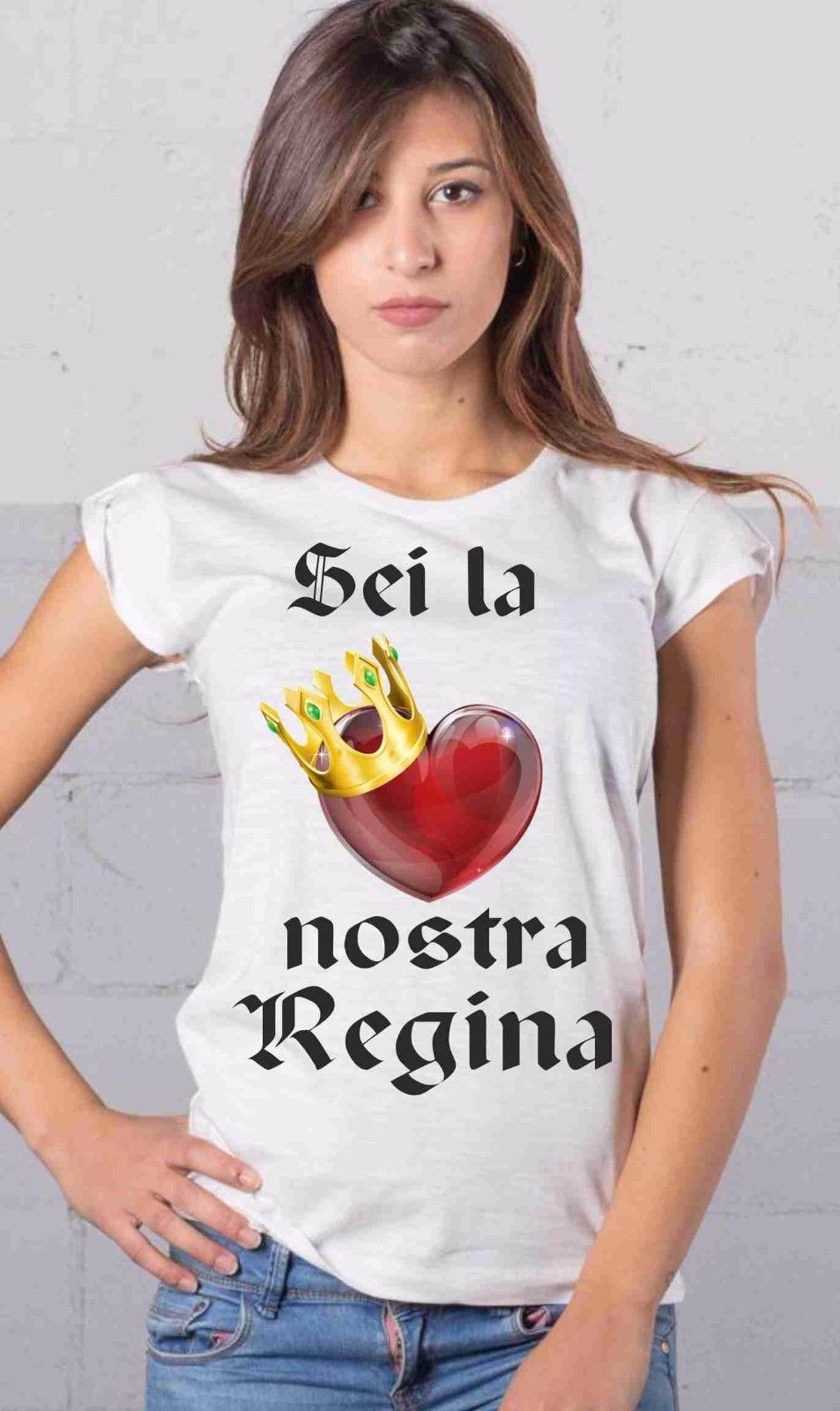 MAGLIETTE FIAMMATE MADE IN ITALY NOSTRA REGINA
