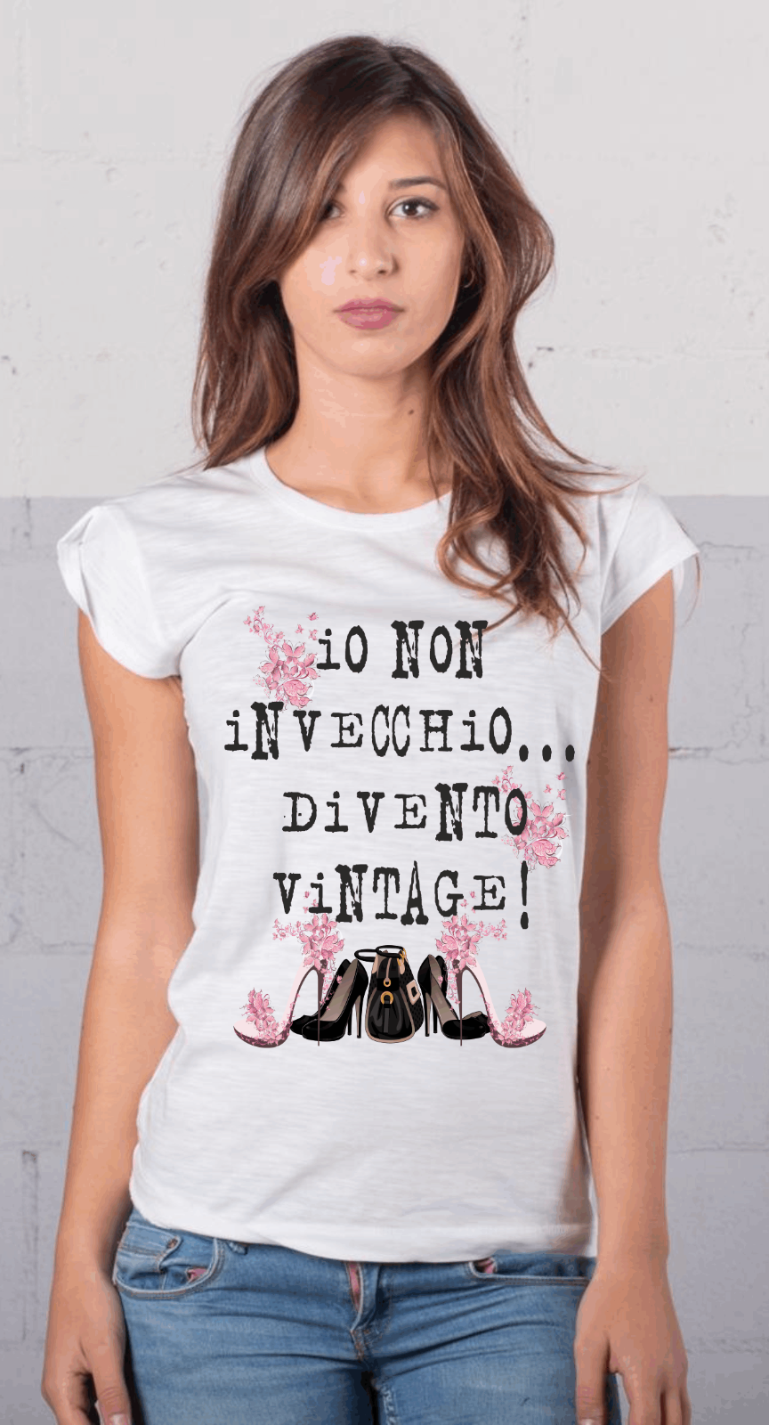 MAGLIETTE FIAMMATE  MODELLO MANICHE ARRICCIATE E CLASSICO: VINTAGE