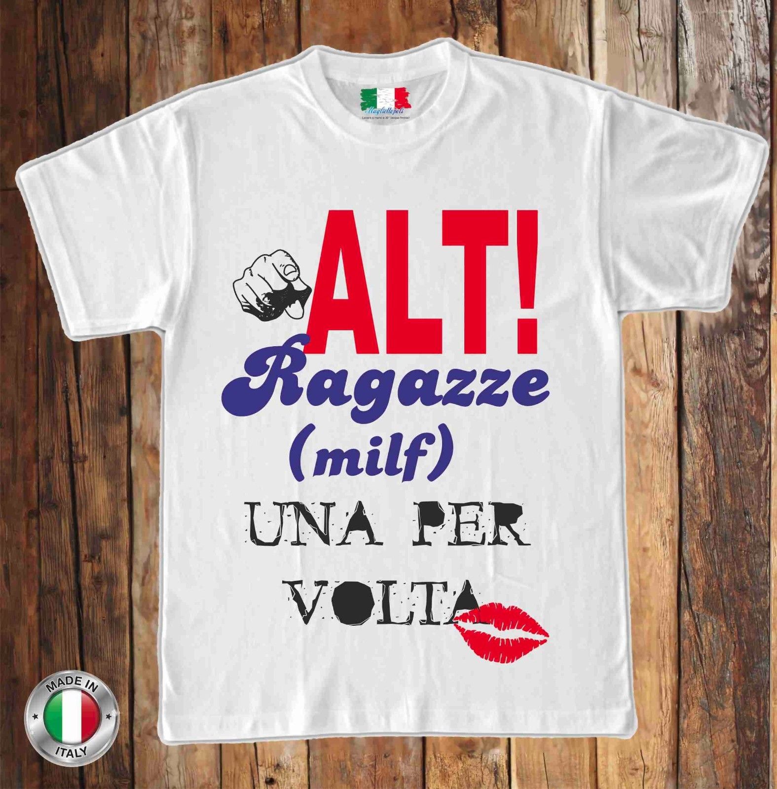 MAGLIETTA IN 100% COTONE UOMO/DONNA PER 40 ANNI TITOLO: ALT MILF