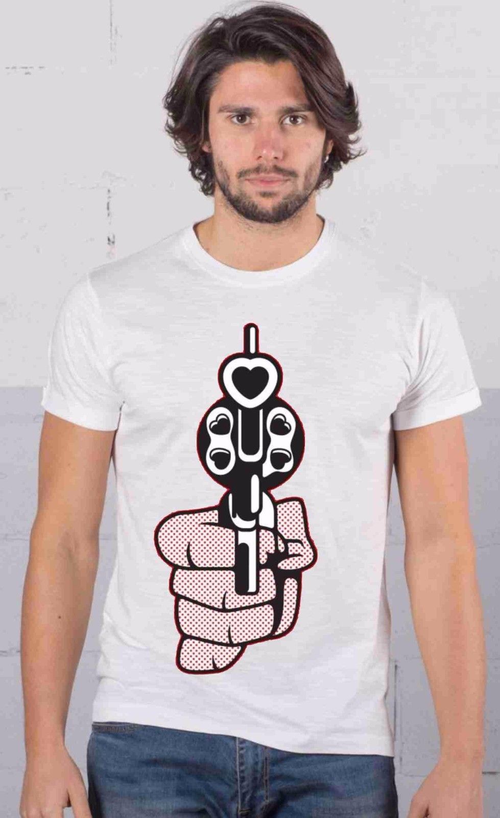 MAGLIETTA MADE IN ITALY FIAMMATO: PISTOLA