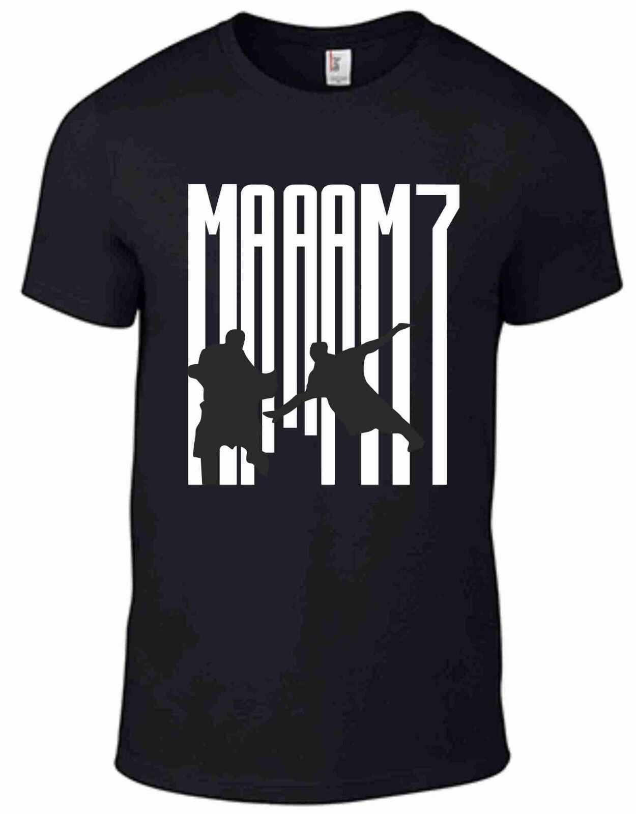 MAGLIETTA NERA CON STAMPA "MAMMT"