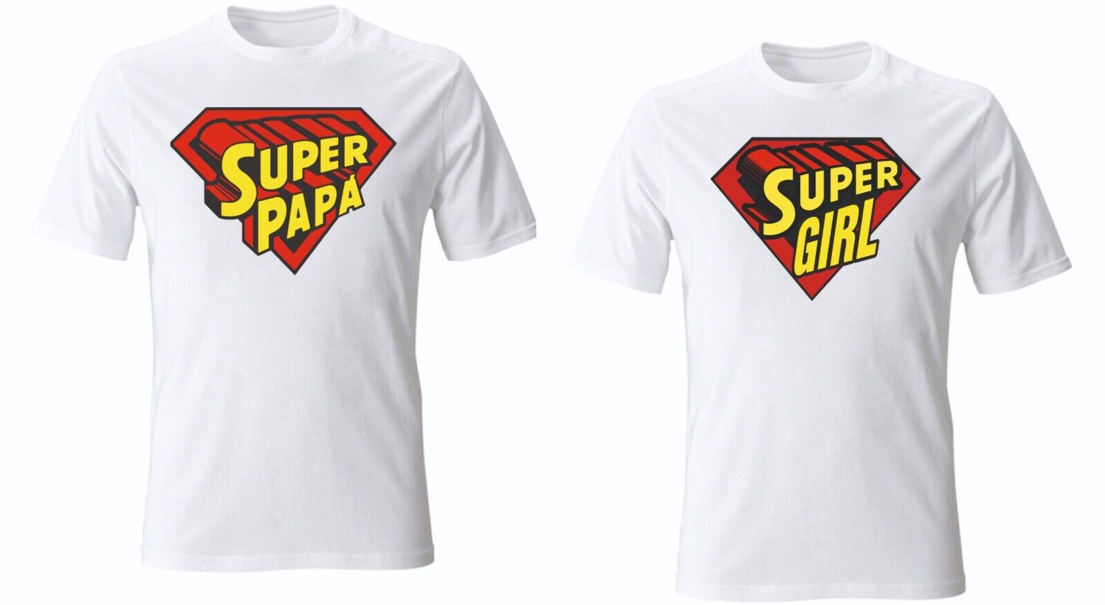 KIT DUE MAGLIETTE - PADRE E FIGLIA  SUPER