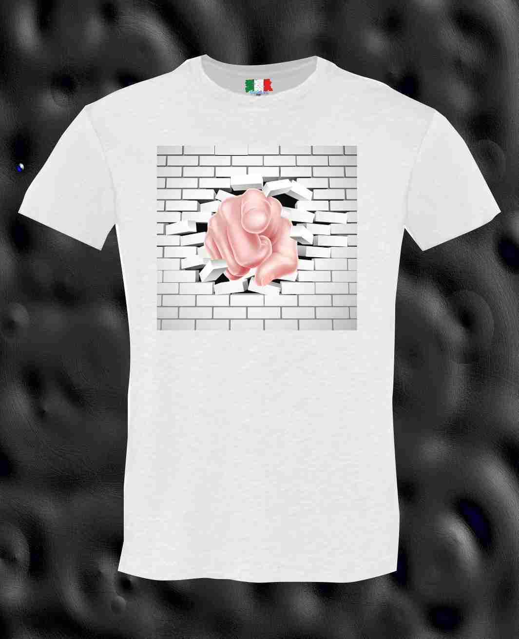 MAGLIETTA MADE IN ITALY PEZZO UNICO REALIZZATO ARTIGIANALMENTE: YOU